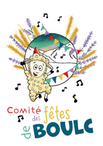 Logo et visuel gobelet comité des fêtes